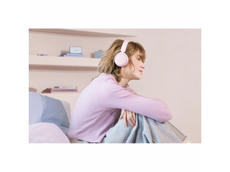 Слушалки с лента за глава Sony WHCH520P.CE7 Розов NaN –  BB Слушалки