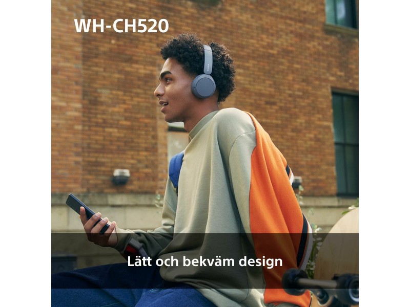 Слушалки с лента за глава Sony WHCH520P.CE7 Розов NaN –  BB Слушалки
