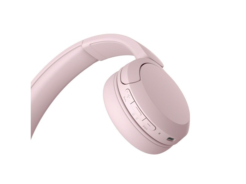 Слушалки с лента за глава Sony WHCH520P.CE7 Розов NaN –  BB Слушалки