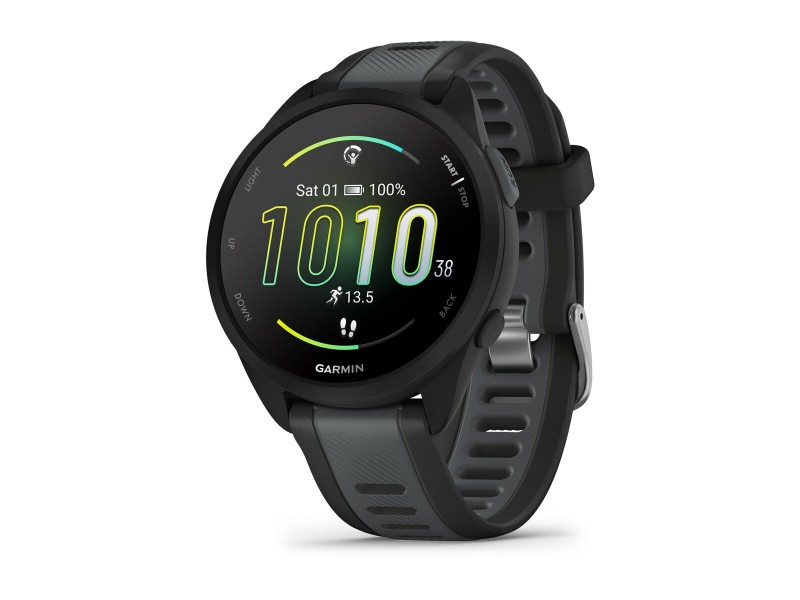 Смарт часовник GARMIN Forerunner 165 Music Черен Сив Сребрист 1,2 43 mm NaN –  BB Умни часовници