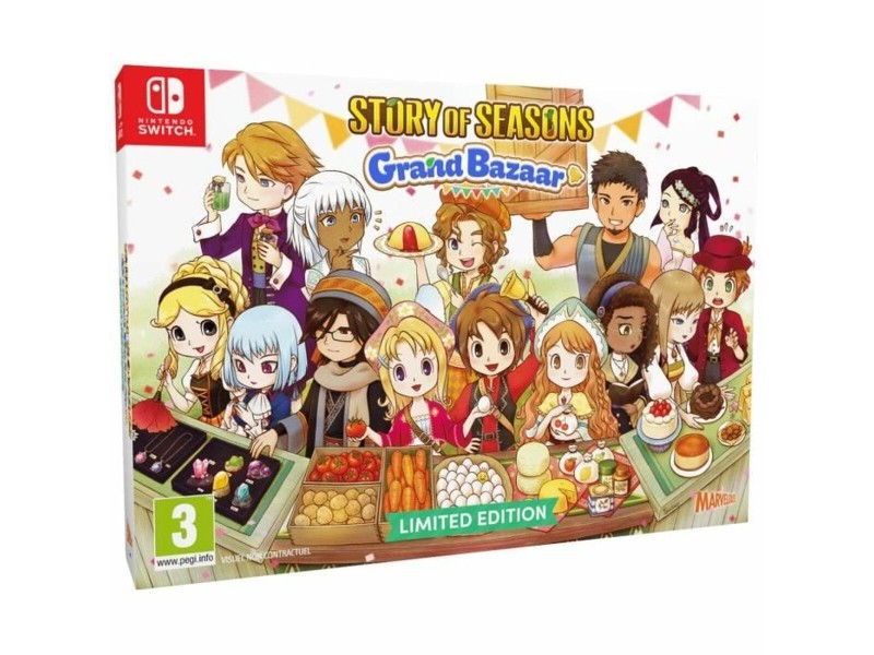 Видео игра за Switch Just For Games Story of Seasons Grand Bazaar : Limited Edition NaN –  BB Комплекти