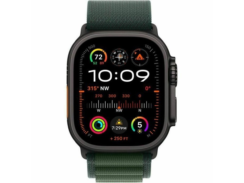 Смарт часовник Apple Watch Ultra 2 Зелен 1,92 49 mm Титанов Черен NaN –  BB Умни часовници