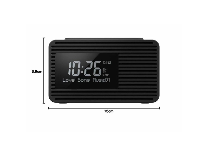 Радио часовник Panasonic RC-D8EG-K Черен NaN –  BB Радиостанции