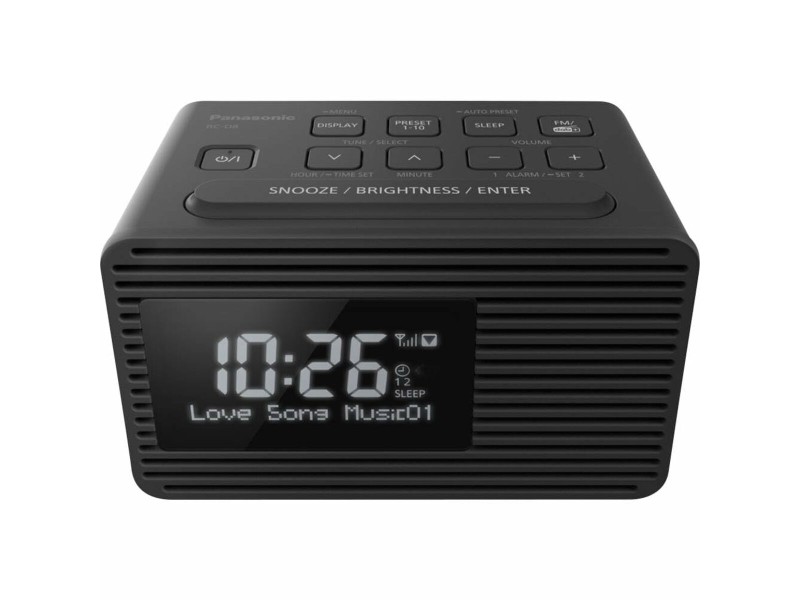 Радио часовник Panasonic RC-D8EG-K Черен NaN –  BB Радиостанции