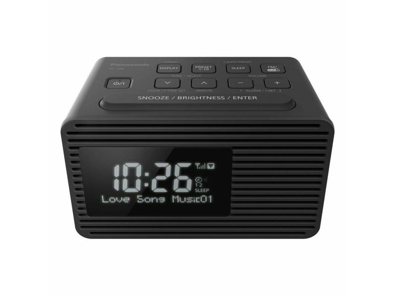 Радио часовник Panasonic RC-D8EG-K Черен NaN –  BB Радиостанции