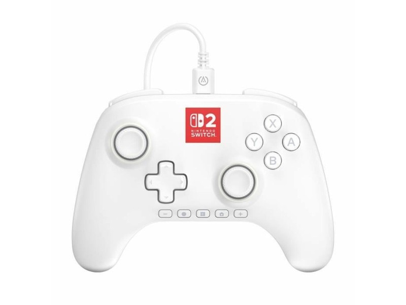 Джойстик Pro за Nintendo Switch + USB кабел Powera NSGP0524-01 Бял NaN –  BB Управления