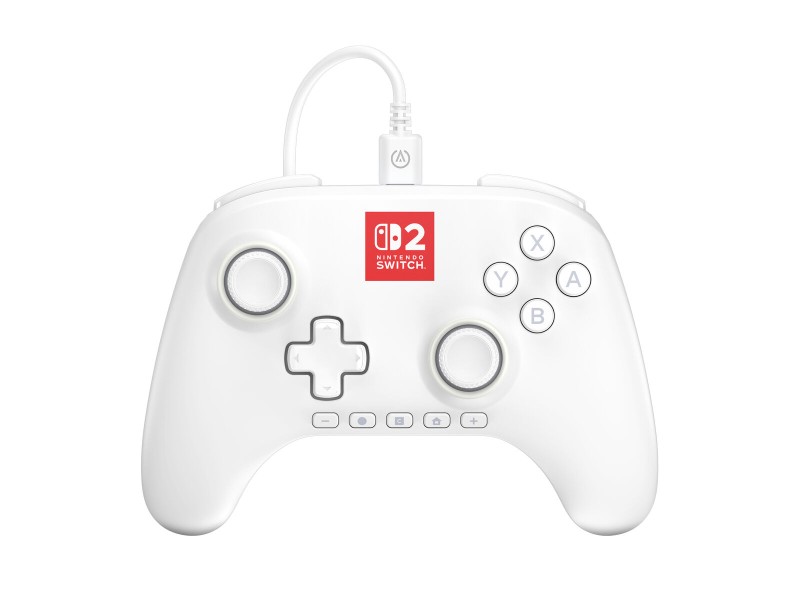 Джойстик Pro за Nintendo Switch + USB кабел Powera NSGP0524-01 Бял NaN –  BB Управления