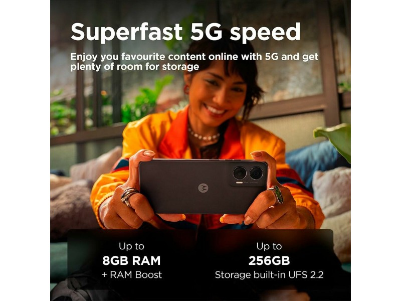 Смартфони Motorola G35 5G 6,72 Unisoc 8 GB RAM 256 GB Черен Сив NaN –  BB Безплатни телефони и смартфони
