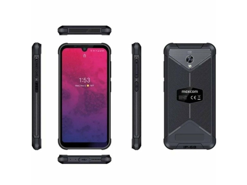 Смартфони Maxcom MS572 Smart&Strong 5,7 Quad Core 3 GB RAM 32 GB Черен NaN –  BB Безплатни телефони и смартфони
