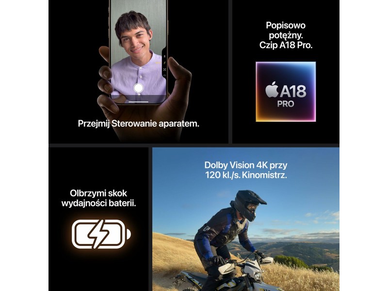 Смартфони Apple MYWY3HX/A 6,9 256 GB Титанов NaN –  BB Безплатни телефони и смартфони