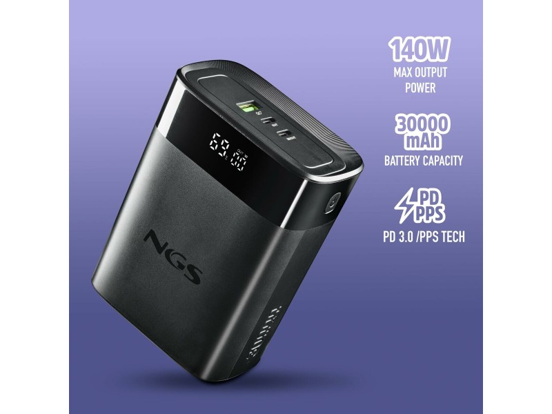 Powerbank NGS TWIX30 Черен 30000 mAh NaN от | techMAG.bg Powerbank NGS TWIX30 Черен 30000 mAh NaN – BB Преносими зарядни устройства