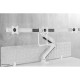 Поставка за телевизор Neomounts NM-D775DX3WHITE 17 27 6 кг NaN –  BB Стойки за телевизор за стена