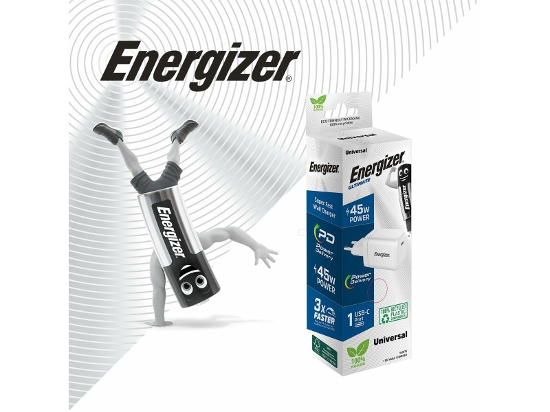 Зарядно за стена Energizer A45EU NaN –  BB Мрежови зарядни