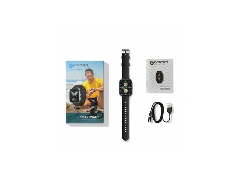Смарт часовник Oromed ORO FIT PRO GT BLACK Черен Сив 1,78 NaN –  BB Умни часовници