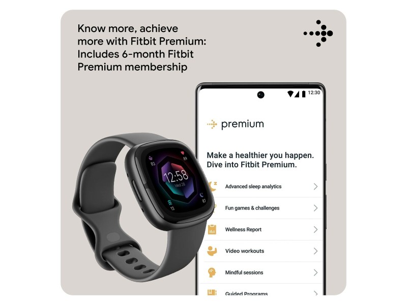 Смарт часовник Google Sense 2 Сив 1,58 NaN –  BB Умни часовници