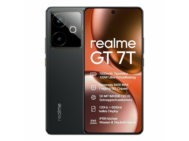 Смартфони Realme 631002003275 6,8 Octa Core 12 GB RAM 256 GB Черен NaN –  BB Безплатни телефони и смартфони