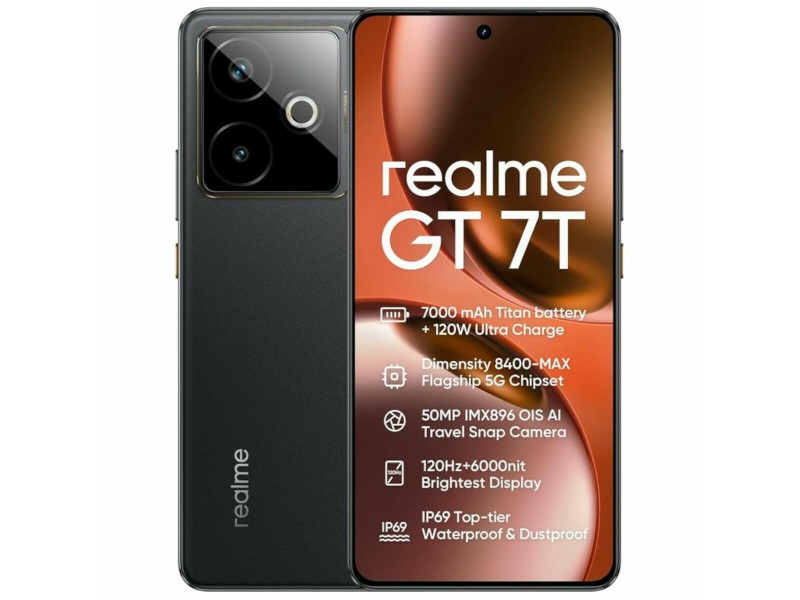 Смартфони Realme 631002003276 6,8 Octa Core 12 GB RAM 512 GB Черен NaN –  BB Безплатни телефони и смартфони