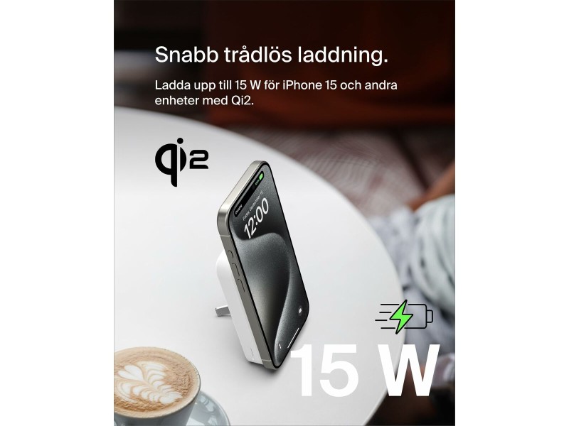Батерия за лаптоп Belkin BPD007BTWH Бял NaN –  BB Преносими зарядни устройства