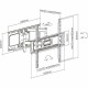 Поставка за телевизор STELL SHO 5610 32-70 NaN –  BB Стойки за телевизор за стена