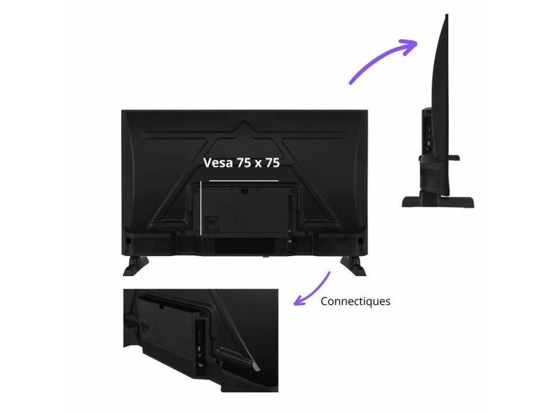 Смарт телевизор Continental Edison 32 HD NaN –  BB Телевизори