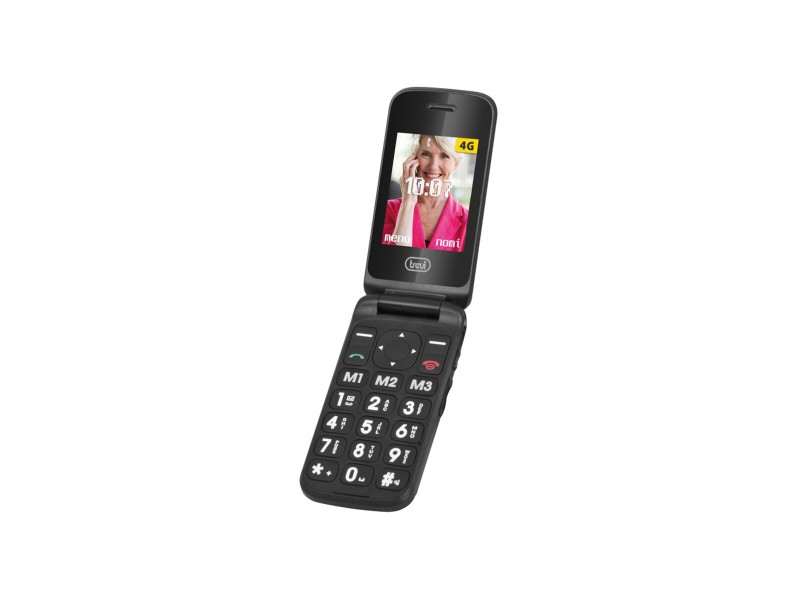 Мобилен телефон за по-възрастни хора Trevi 0FLX90G400 2,4 NaN –  BB Големи ключови мобилни телефони