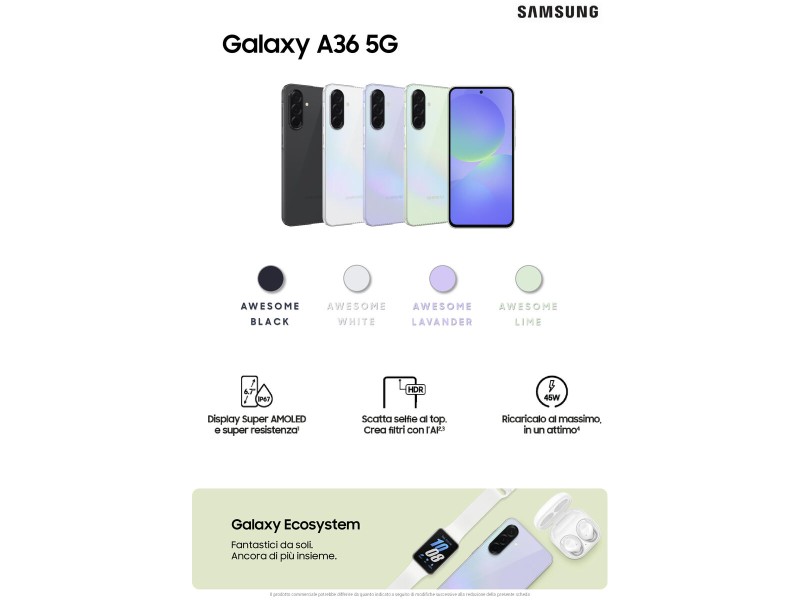 Смартфони Samsung SM-A366BZKBEEB 6,7 6 GB RAM 128 GB Черен NaN –  BB Безплатни телефони и смартфони