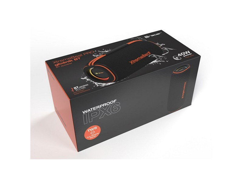 Преносими блутут колони Tracer XtremeBeat Pro Черен 40 W NaN –  BB Преносими Bluetooth високоговорители