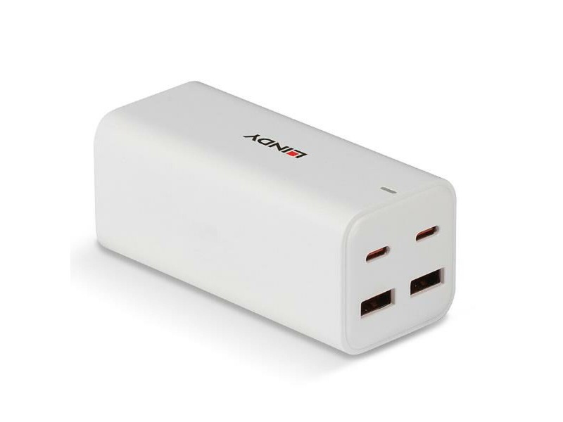 Зарядно за стена LINDY 73441 Бял 100 W NaN –  BB Мрежови зарядни