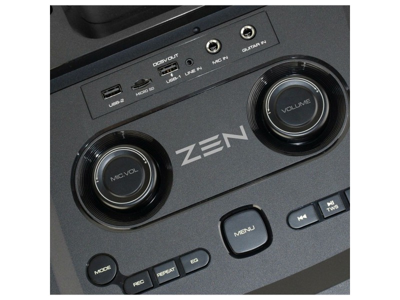 Блутут колони ZEN ZEN RINGS 600W Черен NaN –  BB Преносими Bluetooth високоговорители