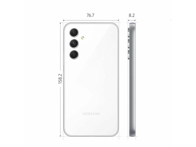 Смартфони Samsung Galaxy A54 5G 6,4 8 GB RAM 256 GB Бял NaN –  BB Безплатни телефони и смартфони