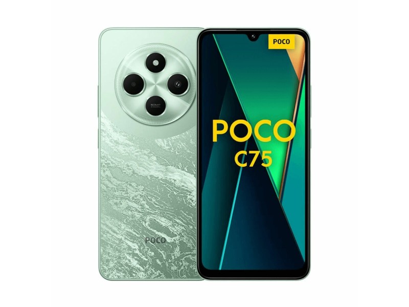Смартфони Xiaomi POCO C75 4G 6,7 6,88 Octa Core 6 GB RAM 128 GB Зелен NaN –  BB Безплатни телефони и смартфони