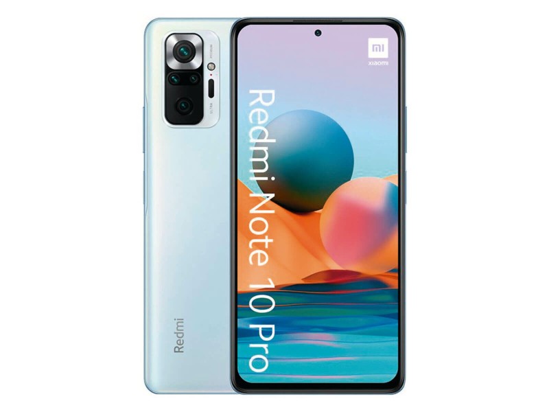 Смартфони Xiaomi Redmi Note 10 Pro 6,67 Qualcomm Snapdragon 732G 6 GB RAM 64 GB Син NaN –  BB Безплатни телефони и смартфони