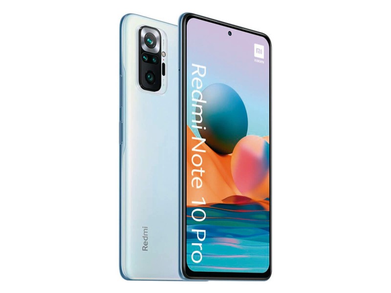 Смартфони Xiaomi Redmi Note 10 Pro 6,67 Qualcomm Snapdragon 732G 6 GB RAM 64 GB Син NaN –  BB Безплатни телефони и смартфони