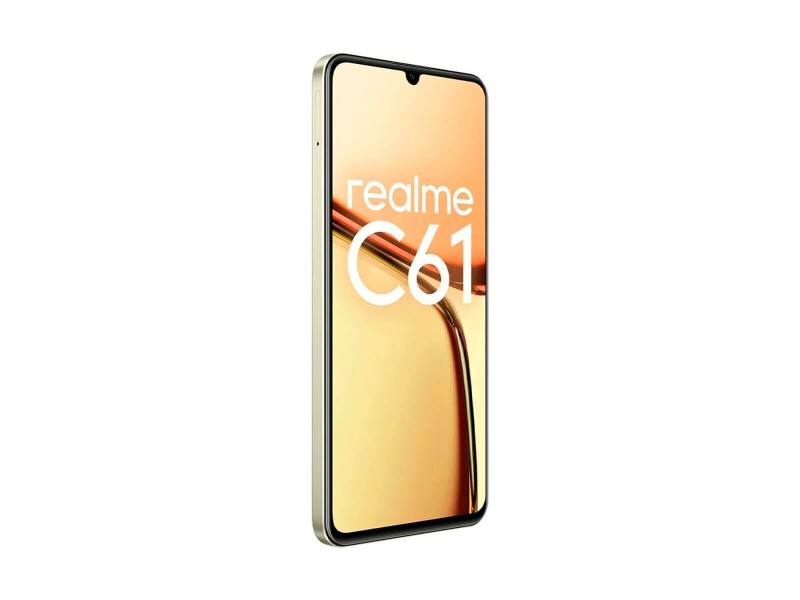 Смартфони Realme C61 6,74 Unisoc TigerT612 6 GB RAM 128 GB Златен NaN –  BB Безплатни телефони и смартфони