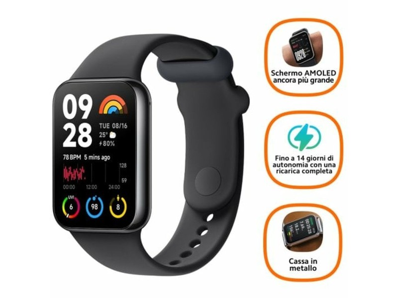 Смарт часовник Xiaomi Smart Band 8 Pro Черен NaN –  BB Умни часовници
