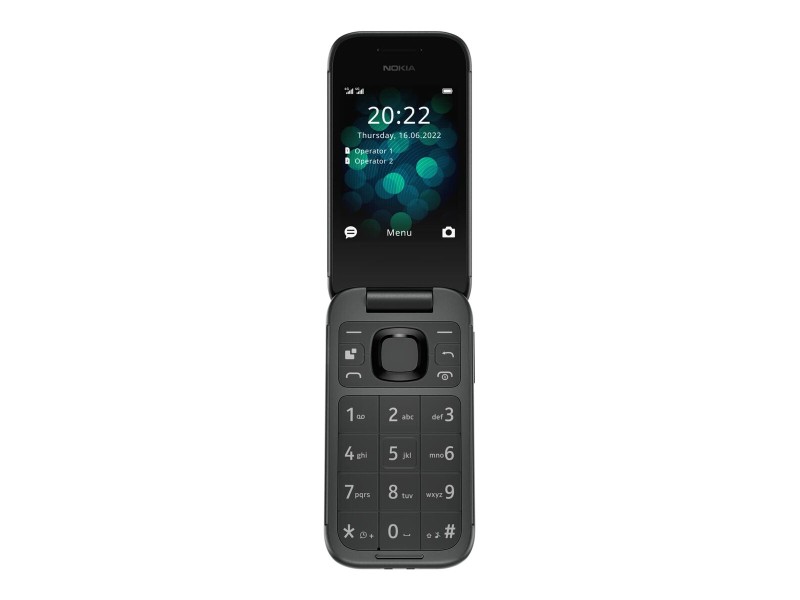 Мобилен телефон Nokia 2660 2,8 128 GB RAM Черен 4G NaN –  BB Големи ключови мобилни телефони