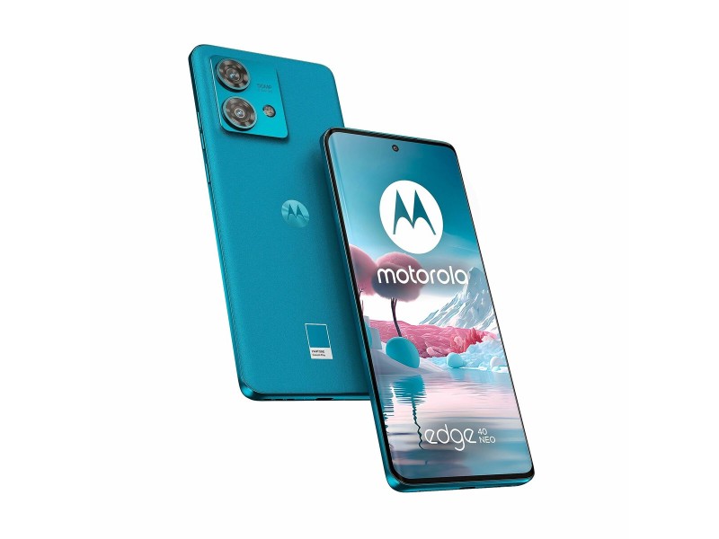 Смартфони Motorola Edge 40 Neo 6,55 12 GB RAM 256 GB Син NaN –  BB Безплатни телефони и смартфони