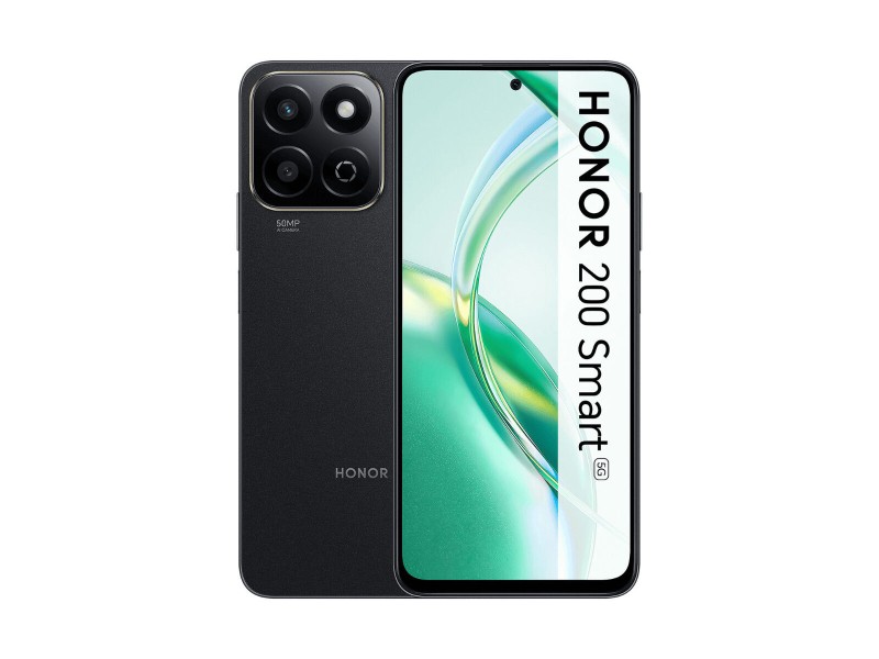 Смартфони Honor Honor 200 Smart 5G 6,7 6,8 Octa Core 4 GB RAM 256 GB Черен NaN –  BB Безплатни телефони и смартфони