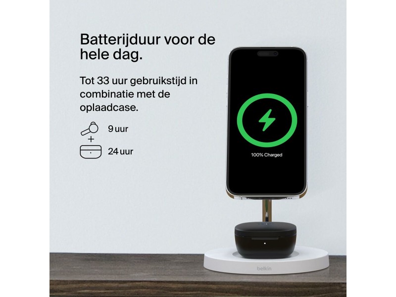 Малки Блутут Слушалки Belkin AUC010BTBK Черен NaN –  BB Bluetooth слушалки с едно ухо