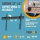 Поставка за телевизор Nanook Tilting 32 55 NaN –  BB Стойки за телевизор за стена