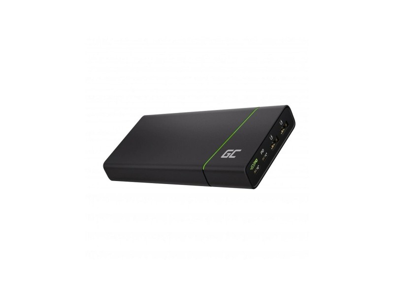 Powerbank Green Cell PBGC04 26800 mah Зелен Стомана NaN –  BB Преносими зарядни устройства