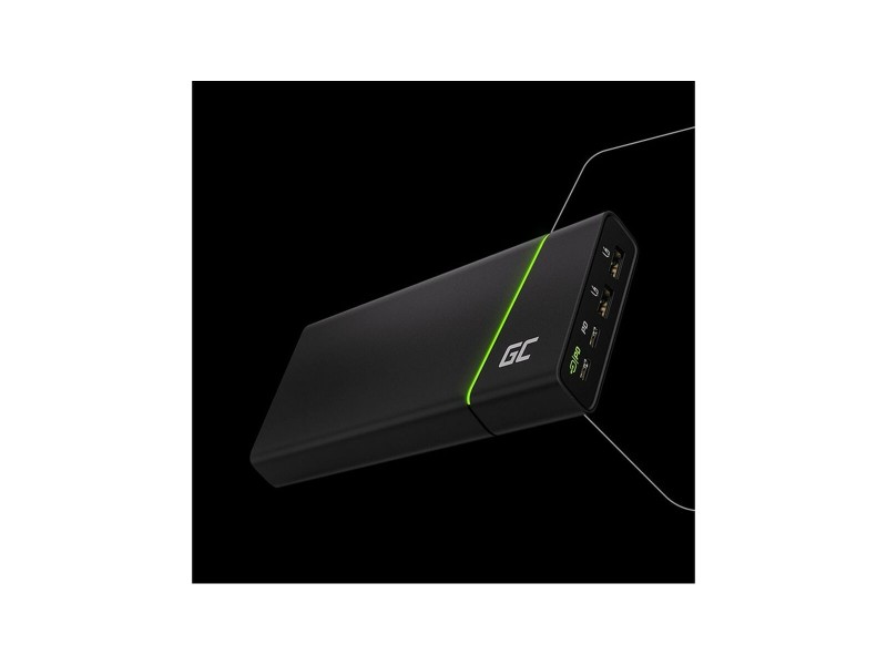 Powerbank Green Cell PBGC04 26800 mah Зелен Стомана NaN –  BB Преносими зарядни устройства
