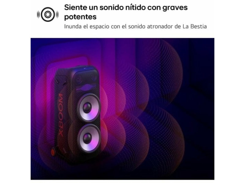Блутут колони LG XL9T.DEUSLLK Черен NaN –  BB Преносими Bluetooth високоговорители