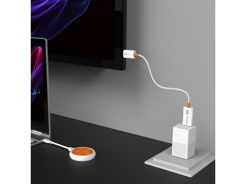 Аудио кабел с жак (3,5 mm) към 2 RCA кабел j5create JVAW62-N NaN –  BB Джак конекторни кабели