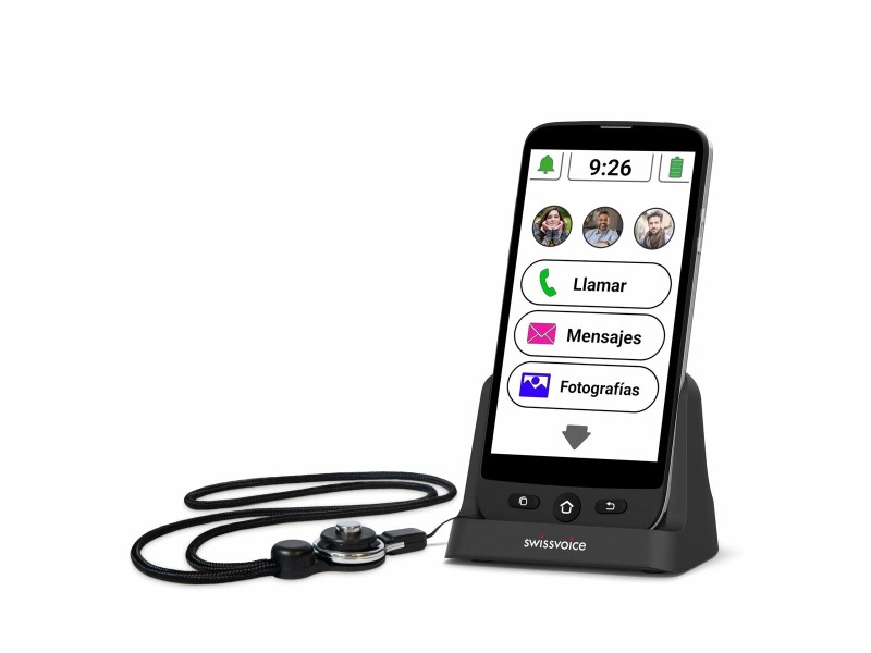 Смартфони Swiss Voice S510-C Черен NaN –  BB Безплатни телефони и смартфони