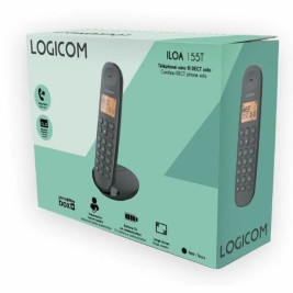 Стационарен телефон Logicom DECT ILOA 155T SOLO Черен