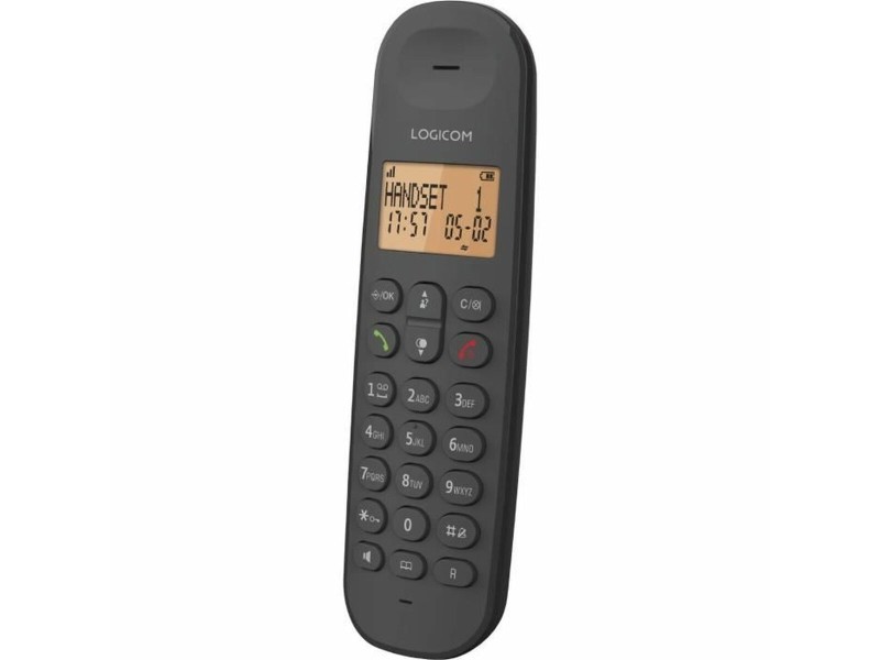 Стационарен телефон Logicom DECT ILOA 155T SOLO Черен NaN –  BB Аналогови телефони