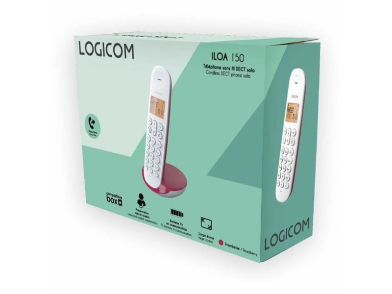 Стационарен телефон Logicom DECT ILOA 150 SOLO NaN –  BB Аналогови телефони