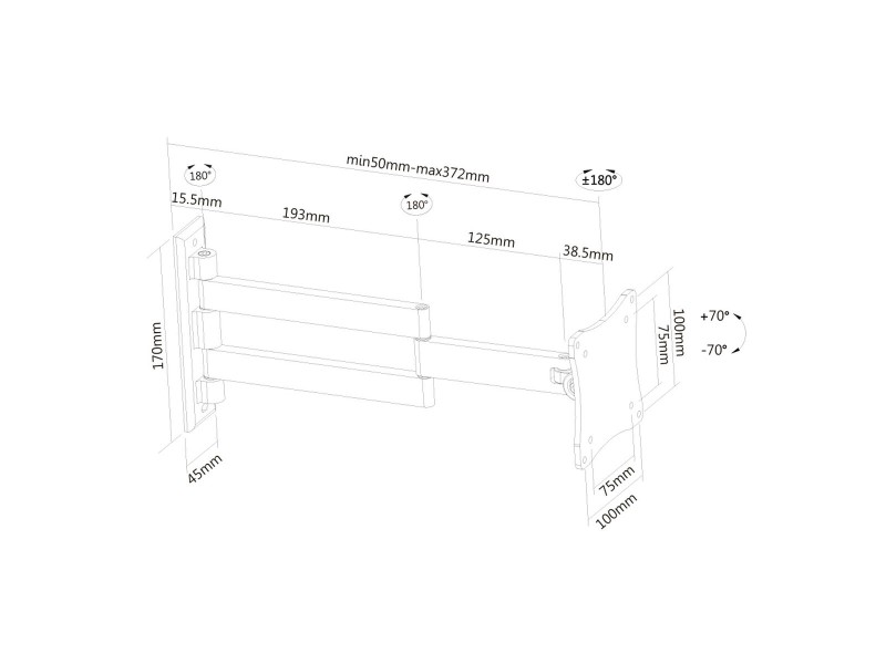 Поставка за телевизор Neomounts FPMA-W830 10 27 12 kg NaN –  BB Стойки за телевизор за стена
