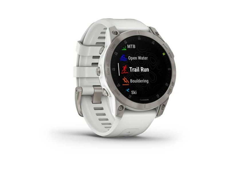 Smartwatch с крачкомер GARMIN 010-02582-21 1,3 Бял Черен Титанов да NaN –  BB Умни часовници